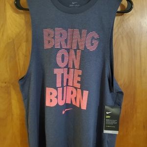 Womens Nike blue and pink training tank size M
